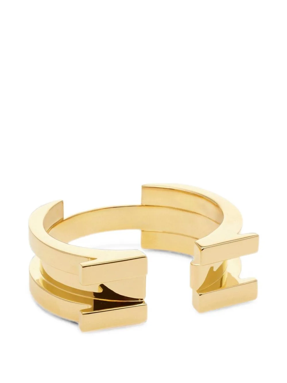 Rigid Bracelet with Logo Details by Elisabetta Franchi