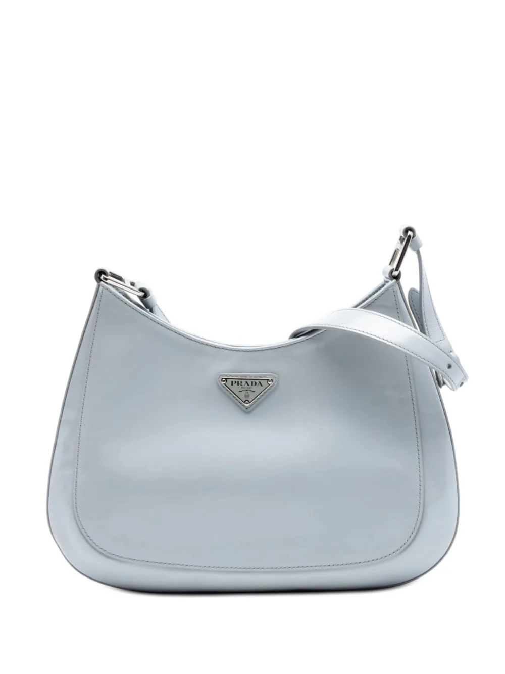 2013-2026 Spazzolato Leather Cleo Shoulder Bag by Prada Pre-Owned