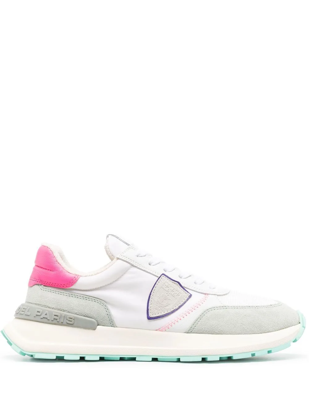 Logo-Patch Low-Top Sneakers by Philippe Model Paris