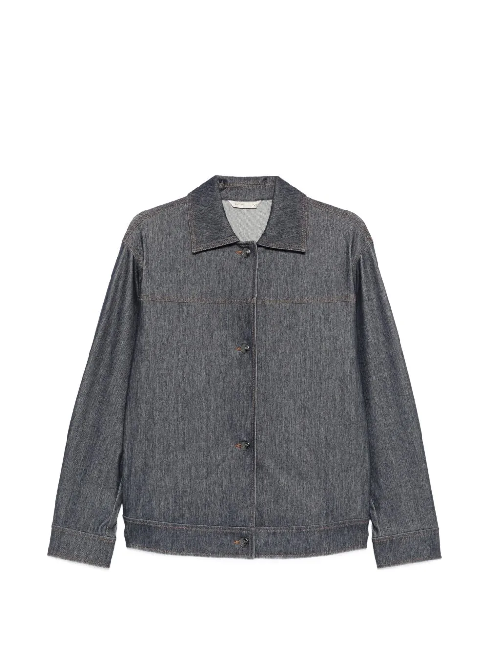 Contrast-Stitch Denim Jacket by Max Mara