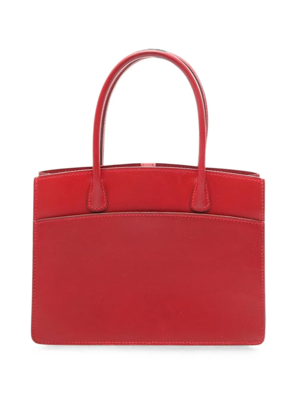 2002 TPM White Bus Handbag by Hermès Pre-Owned