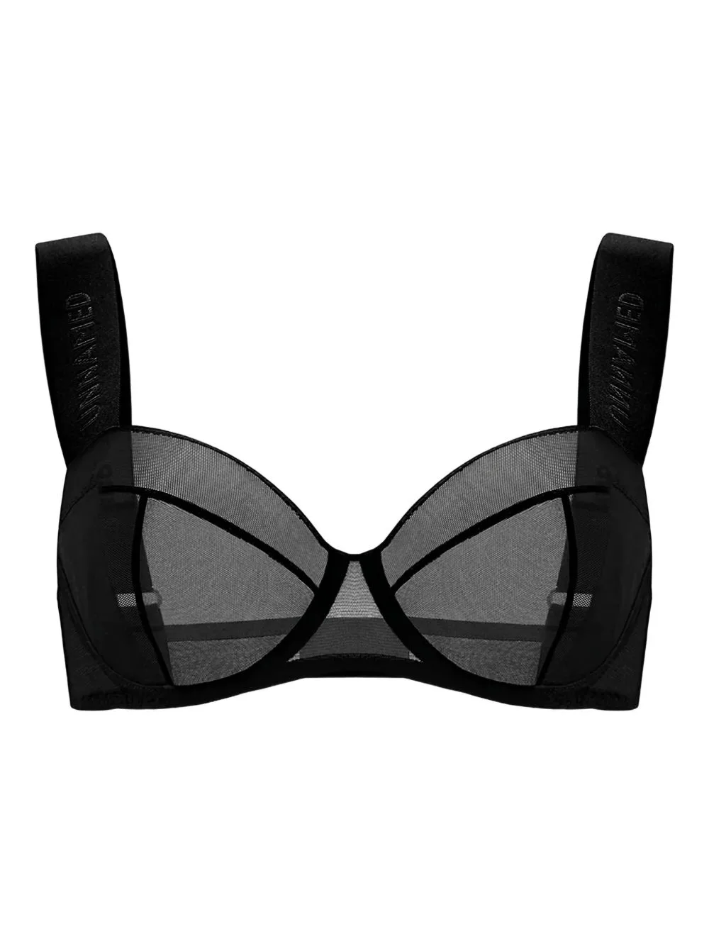 The Unnamed 9 Mesh-Panelled Bra by Zhilyova