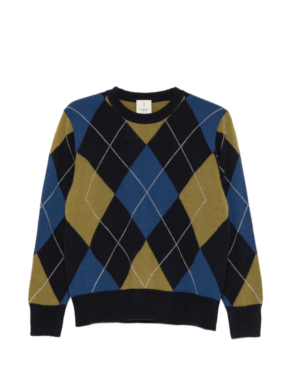Famara Argyle-Intarsia Sweater by Incentive! Cashmere