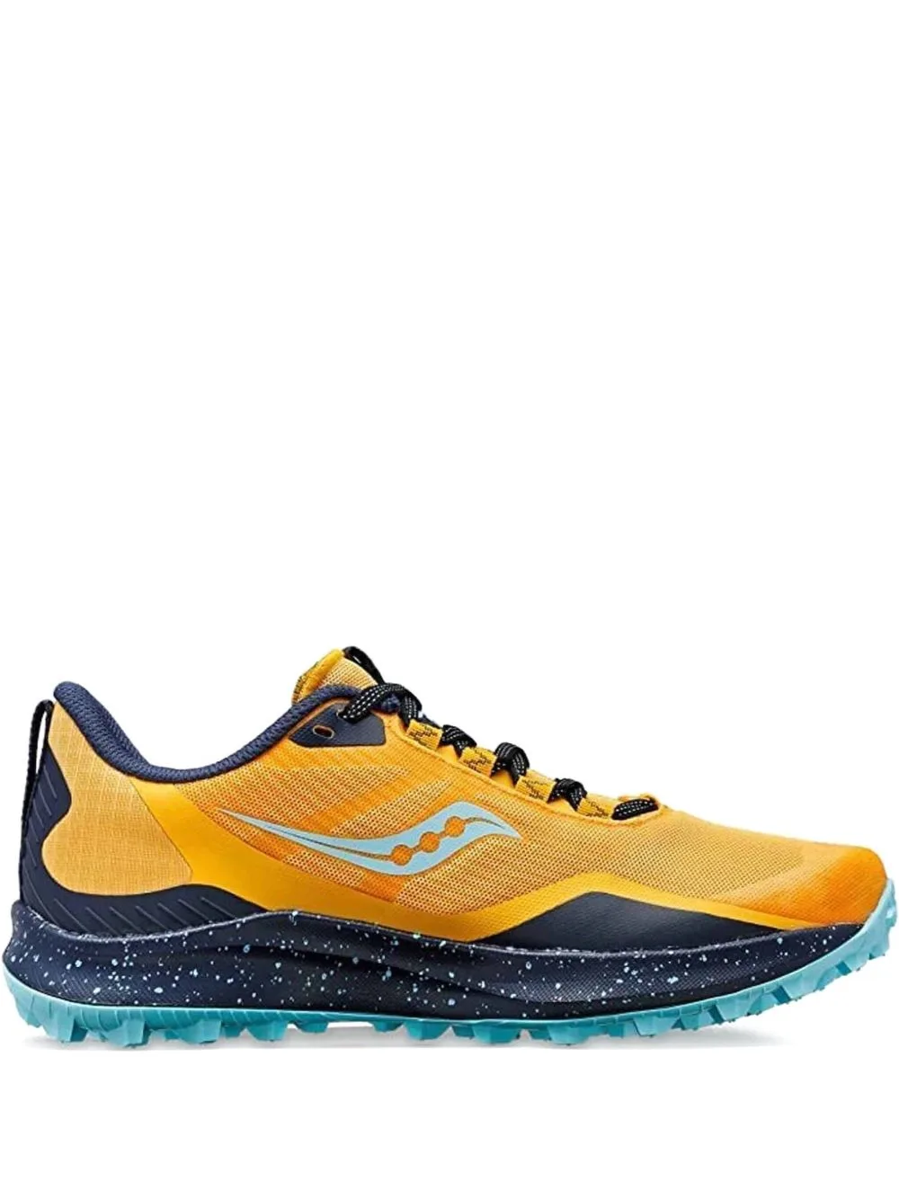 Peregrine 12" Yellow/Blue Sneakers by Saucony
