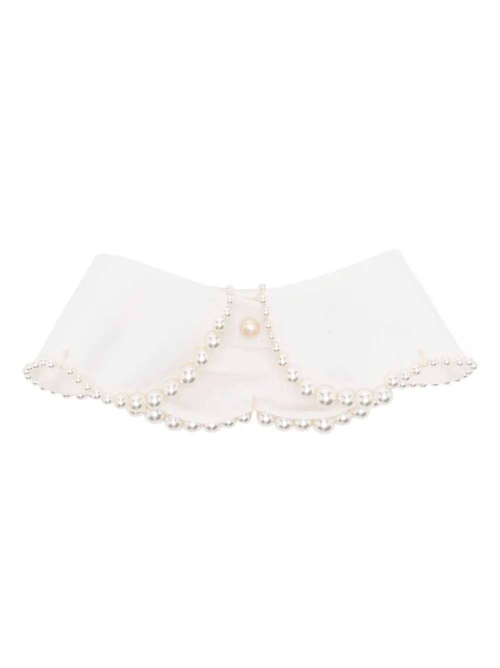 Pearl Embellished Collar by Dice Kayek