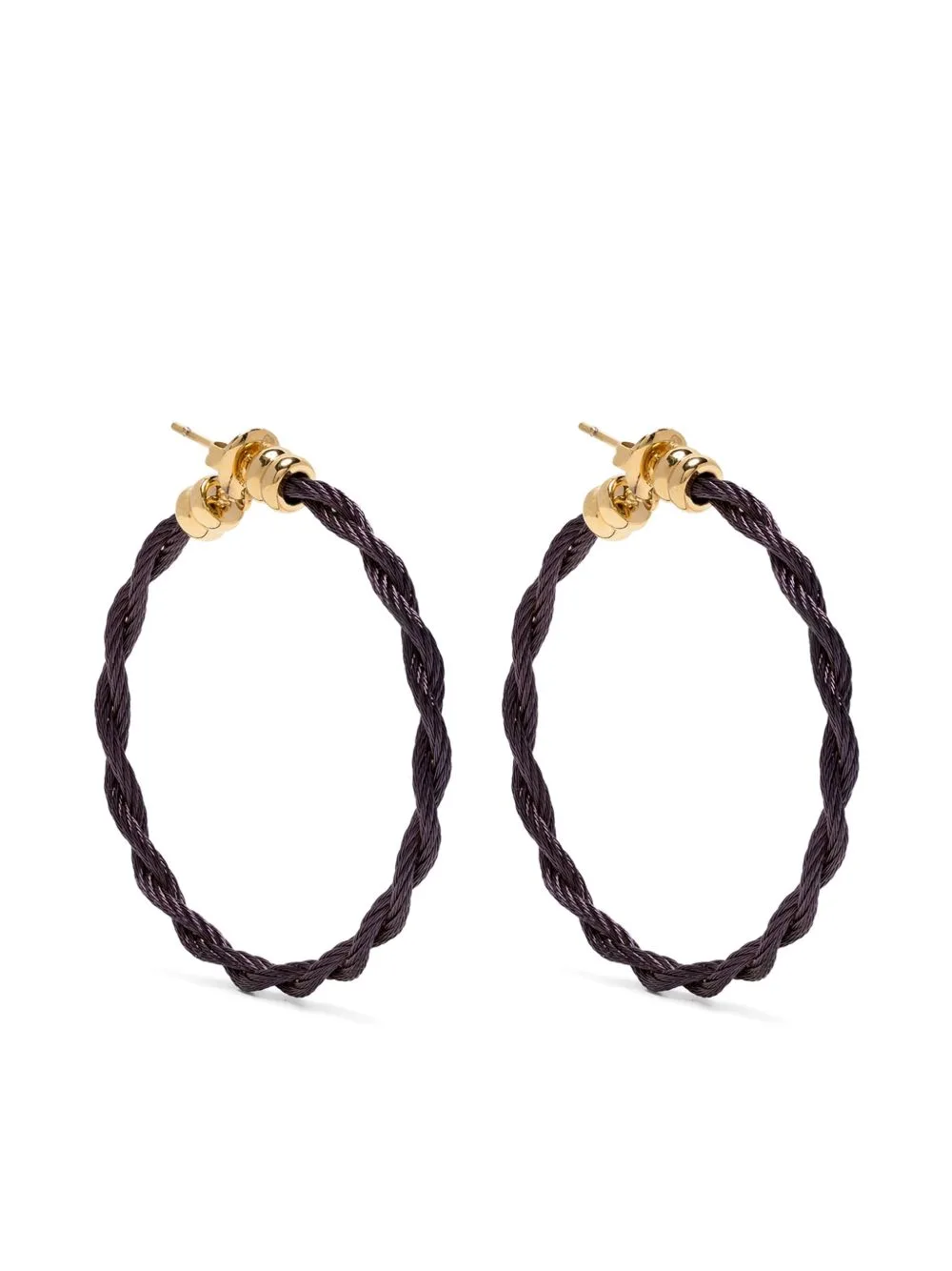Love Twist Hoop Earrings by Charriol