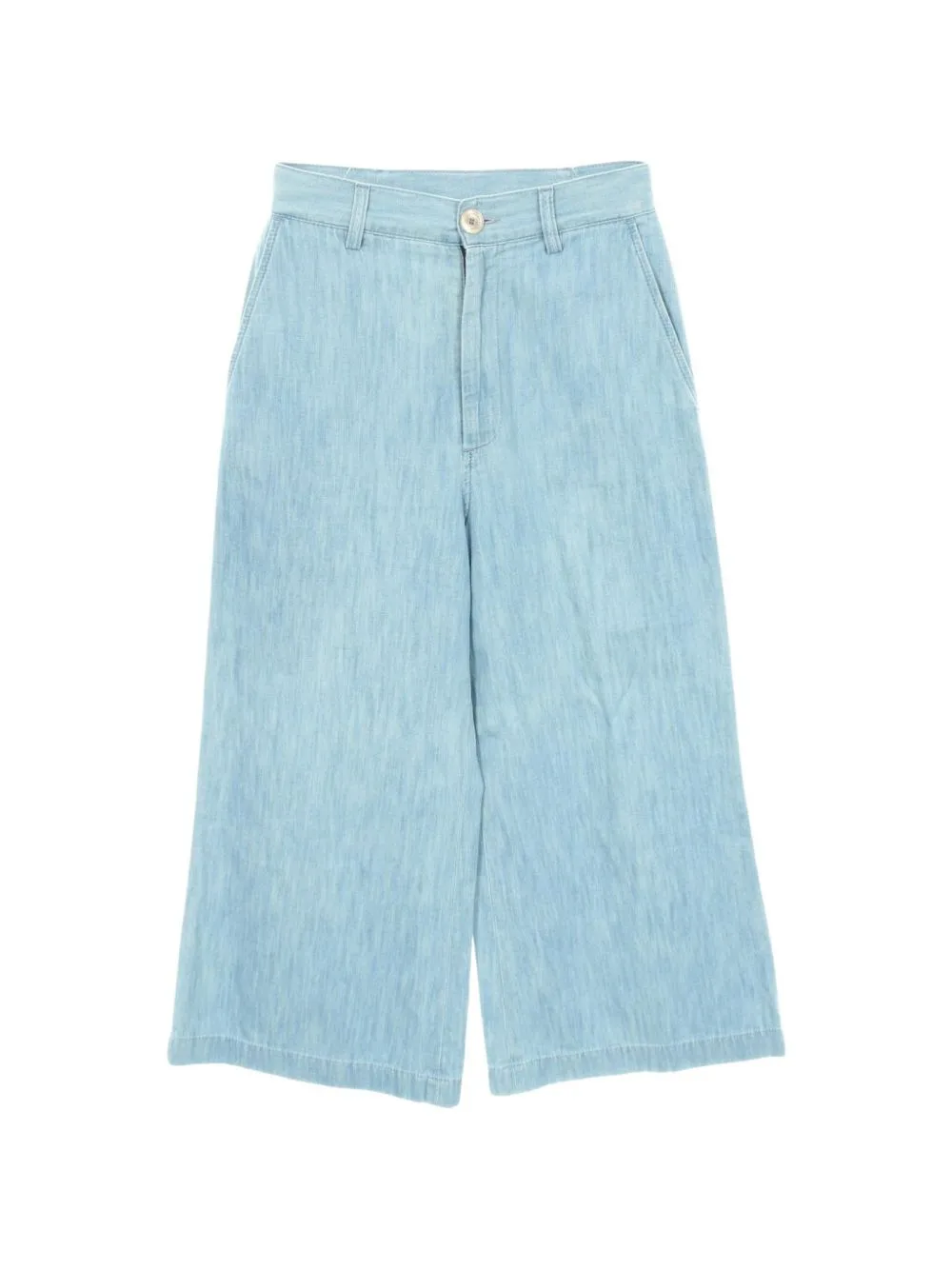 2010s Logo-Embroidered Wide-Leg Jeans by Gucci Pre-Owned