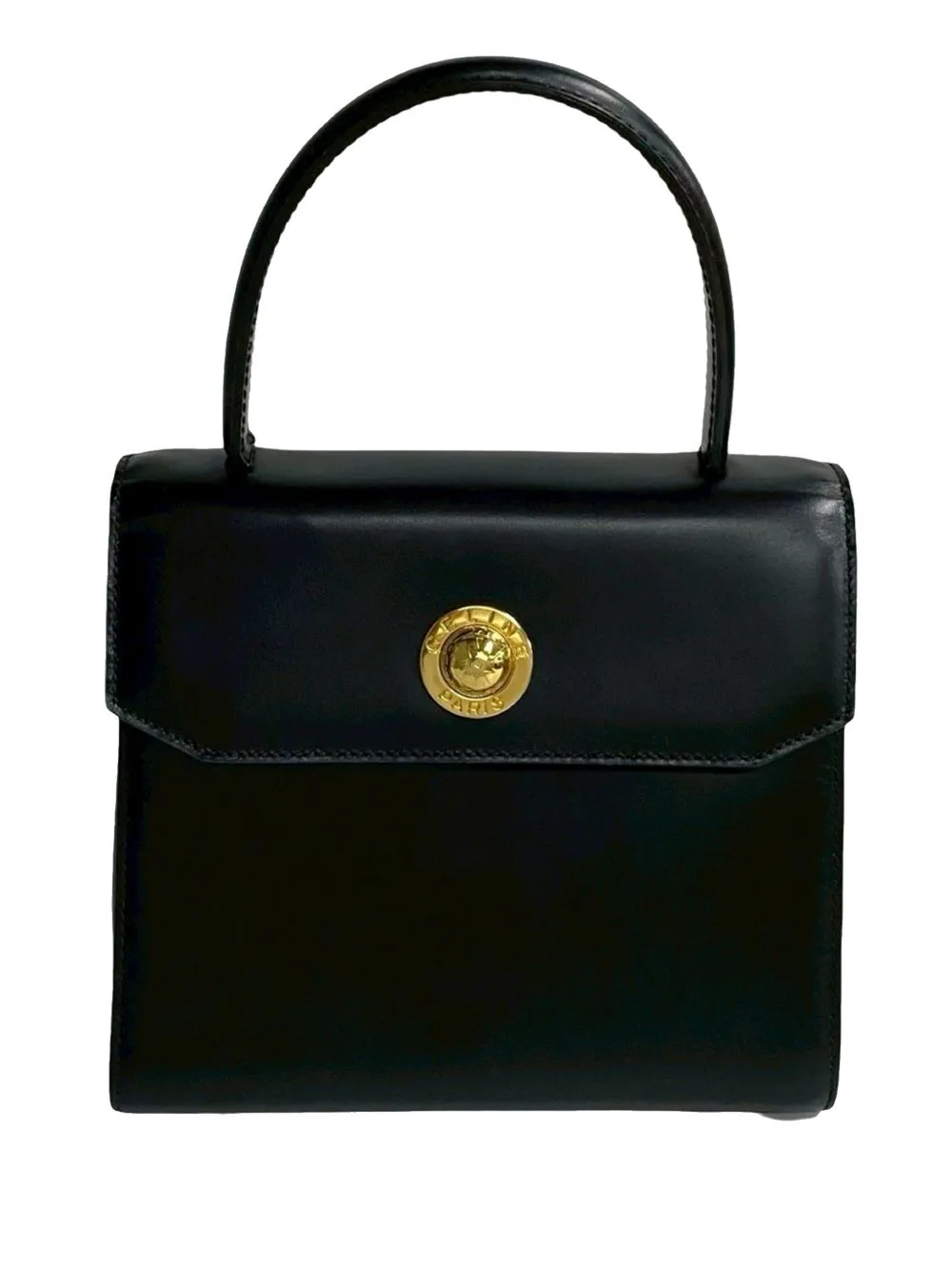 2003 Calfskin Star Ball Top Handle Bag Satchel by Celine Pre-Owned