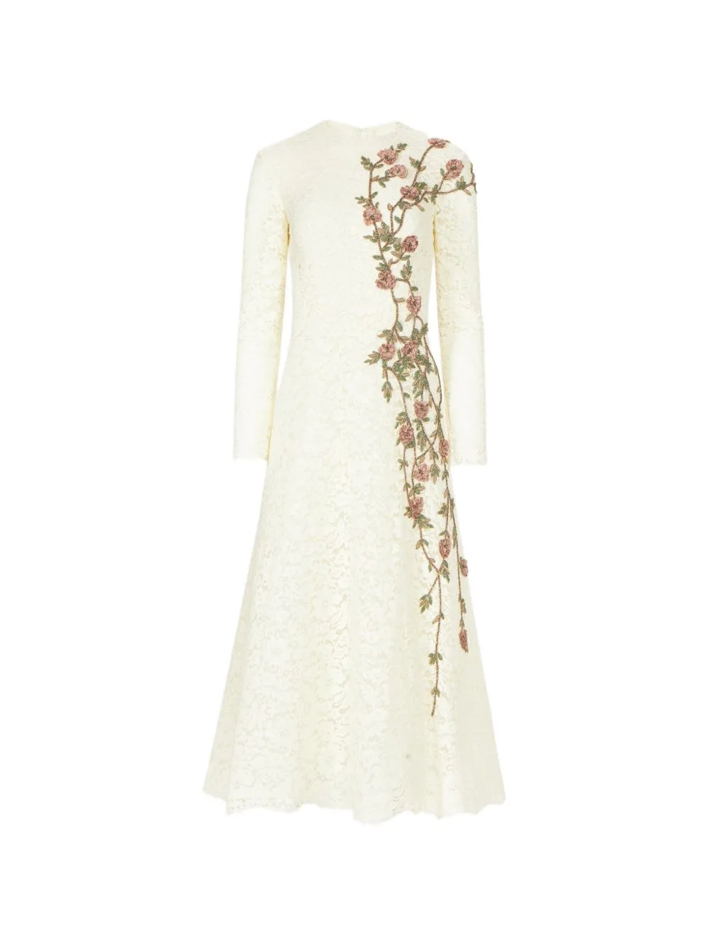 Marlena Lace A-Line Midi Dress by Costarellos