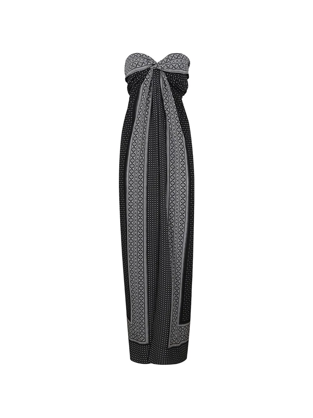 Geometric-Print Strapless Maxi Dress by Ermanno Scervino