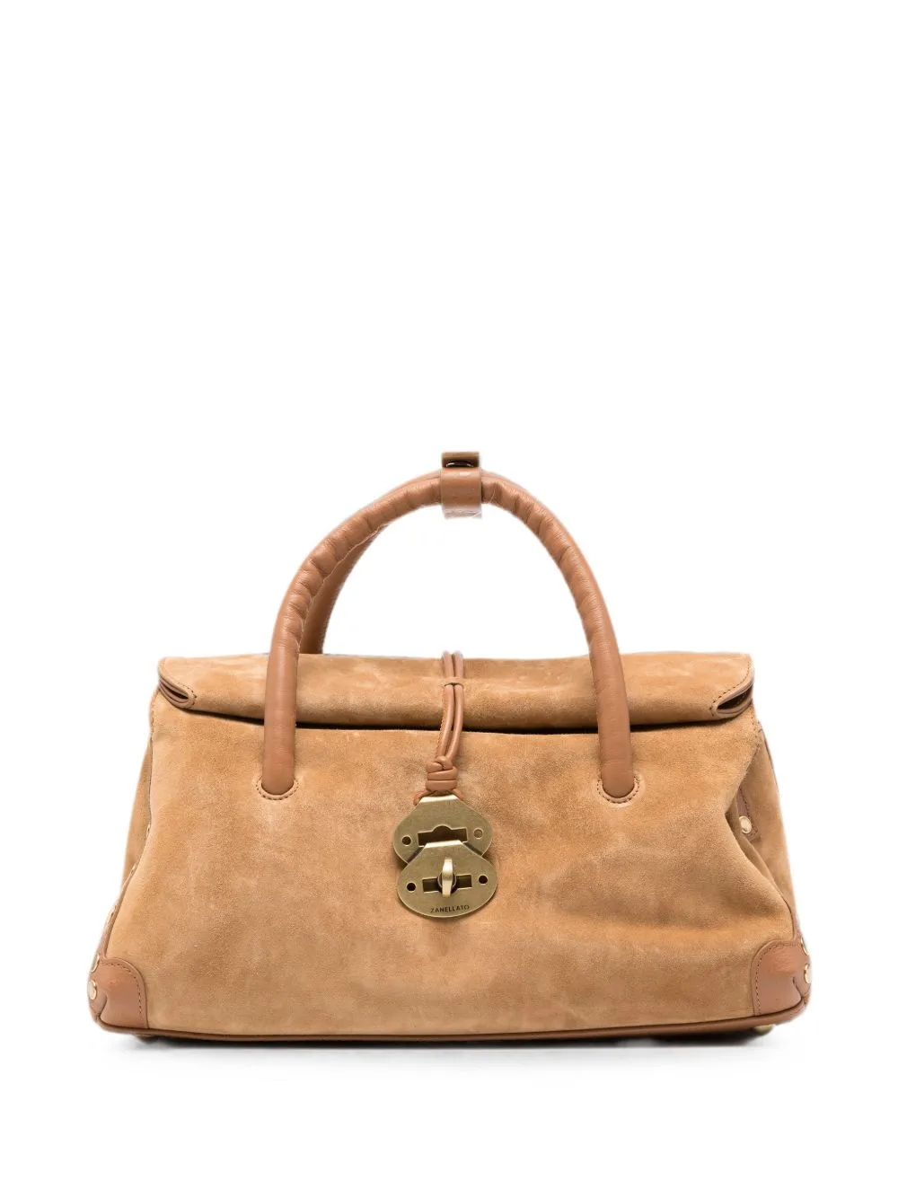 Small Dotta Leather Tote Bag by Zanellato