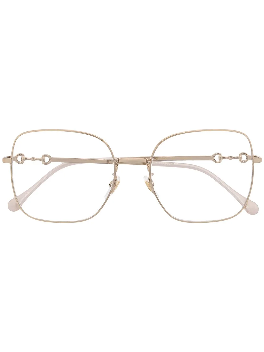 Horsebit Wire-Frame Glasses by Gucci Eyewear