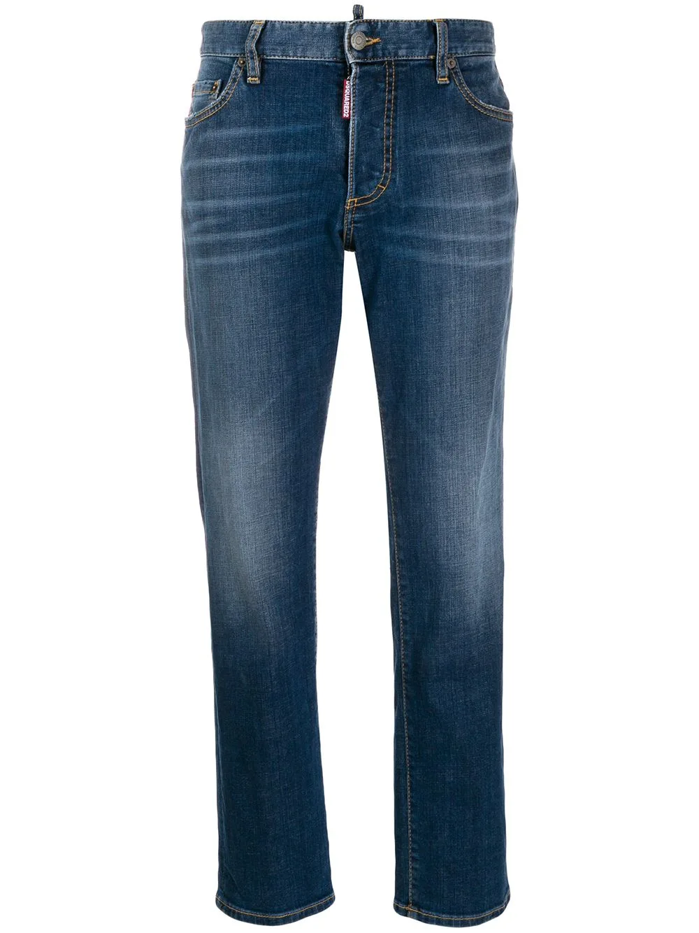 Washed Cropped Jeans by DSQUARED2
