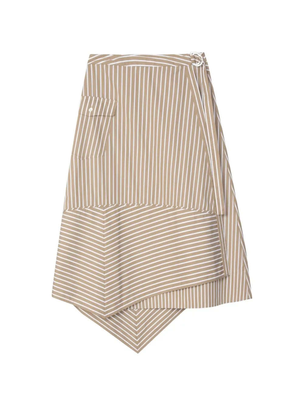 Striped Asymmetrical Skirt by 3.1 Phillip Lim
