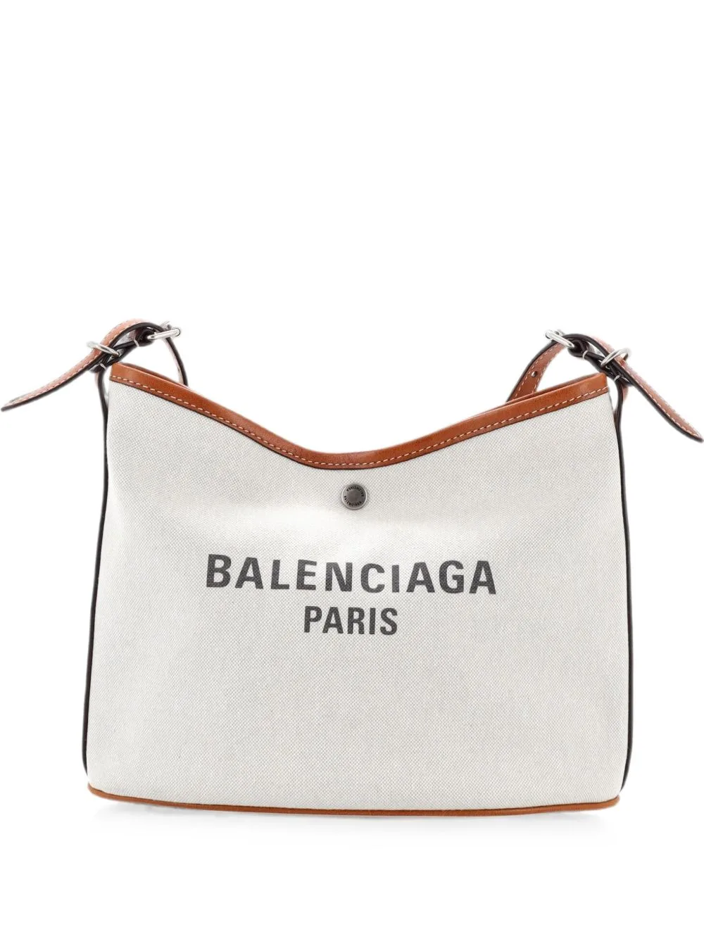 Biarritz Canvas Small Shoulder Bag by Balenciaga Pre-Owned