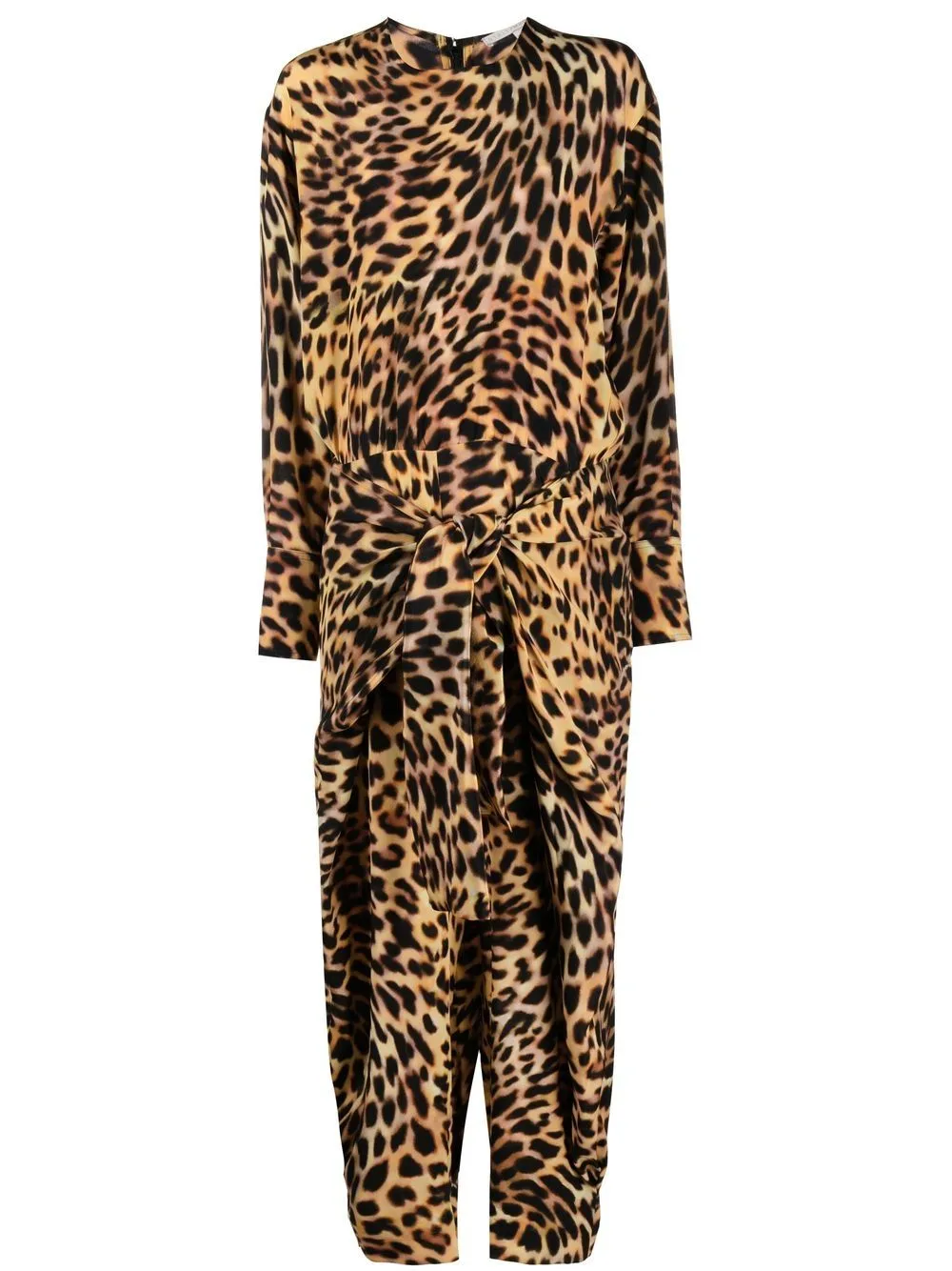 Cheetah-Print Silk Jumpsuit by Stella McCartney