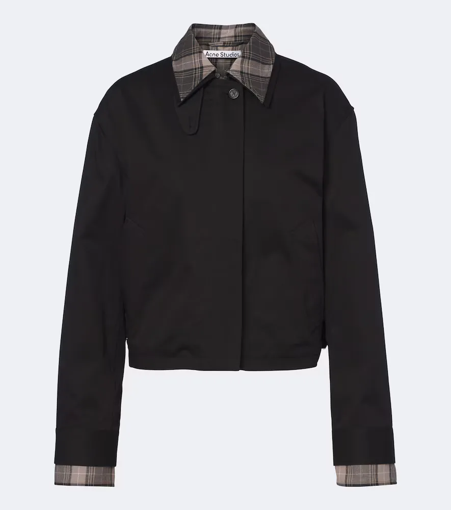 Layered Cotton Twill Jacket by Acne Studios