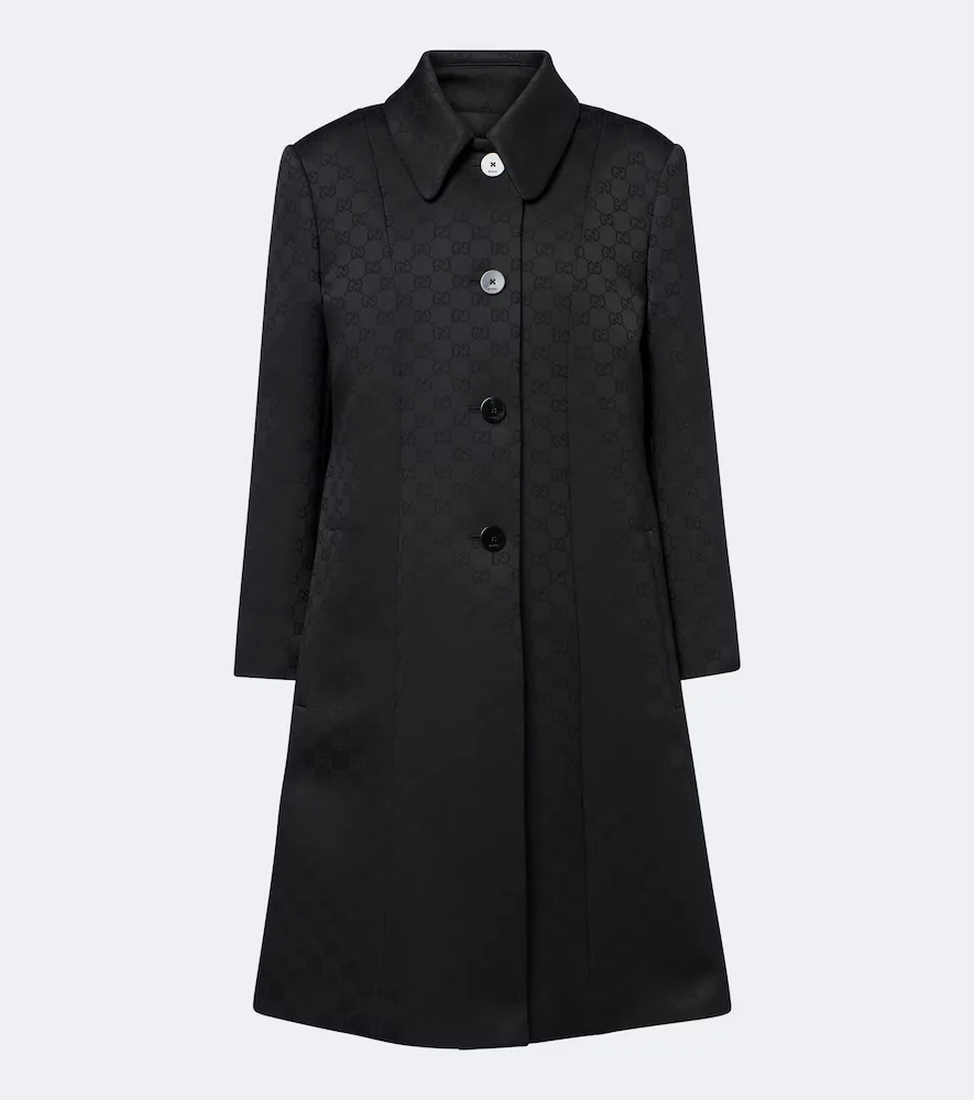 GG Jacquard Coat by Gucci