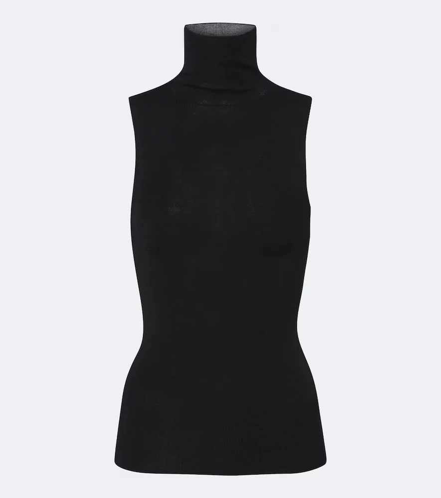 Virgin Wool Turtleneck Top by Dorothee Schumacher