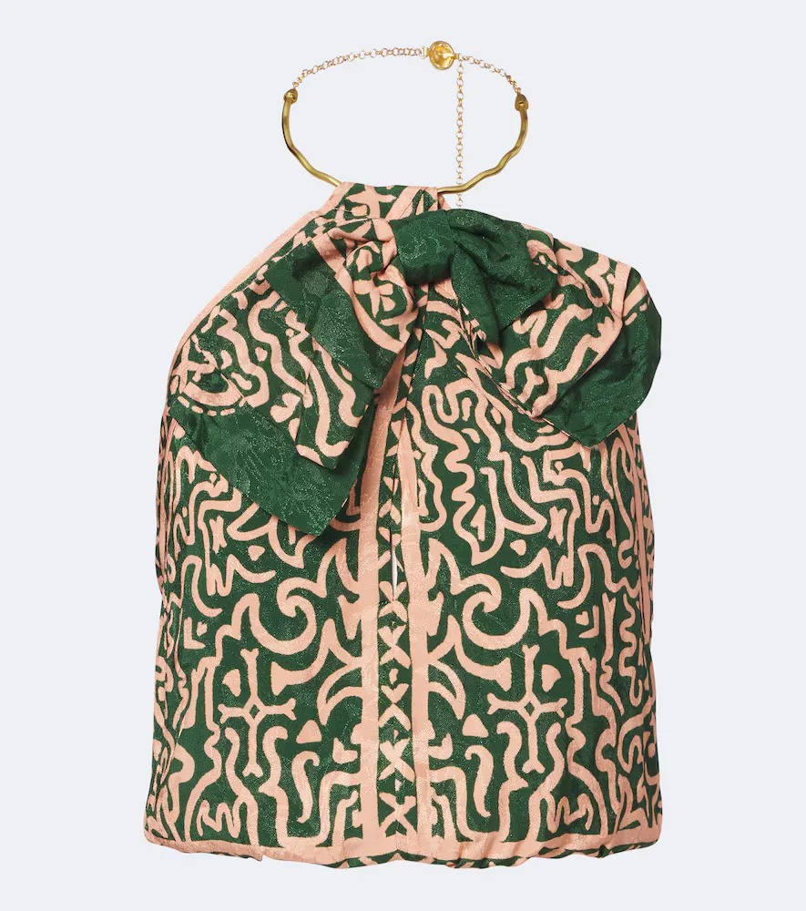 Printed Halterneck Top by Johanna Ortiz