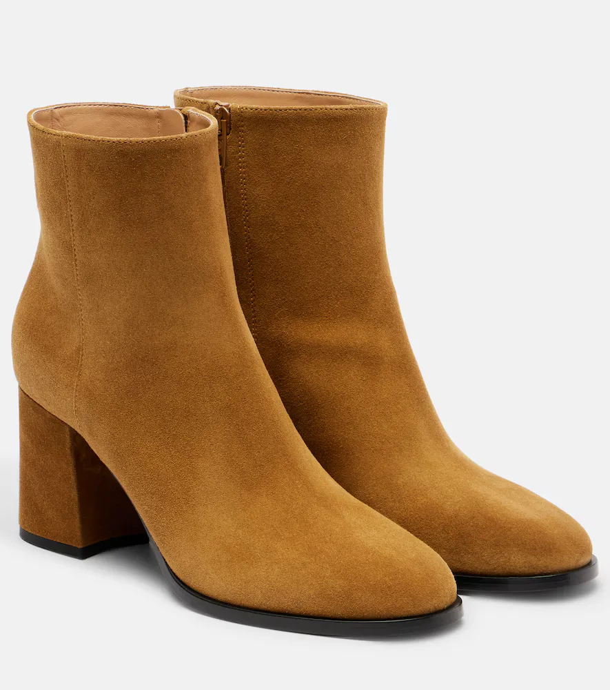 Fawcette 75 Suede Ankle Boots by Valentino Garavani