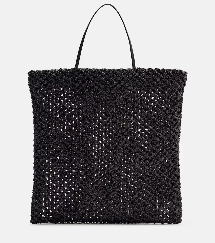 Barn Small Raffia Tote Bag by The Row