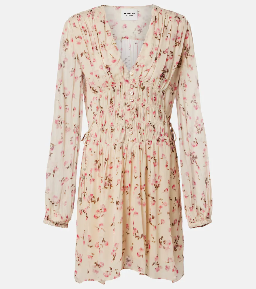 Loriena Floral Muslin Minidress by Marant Etoile