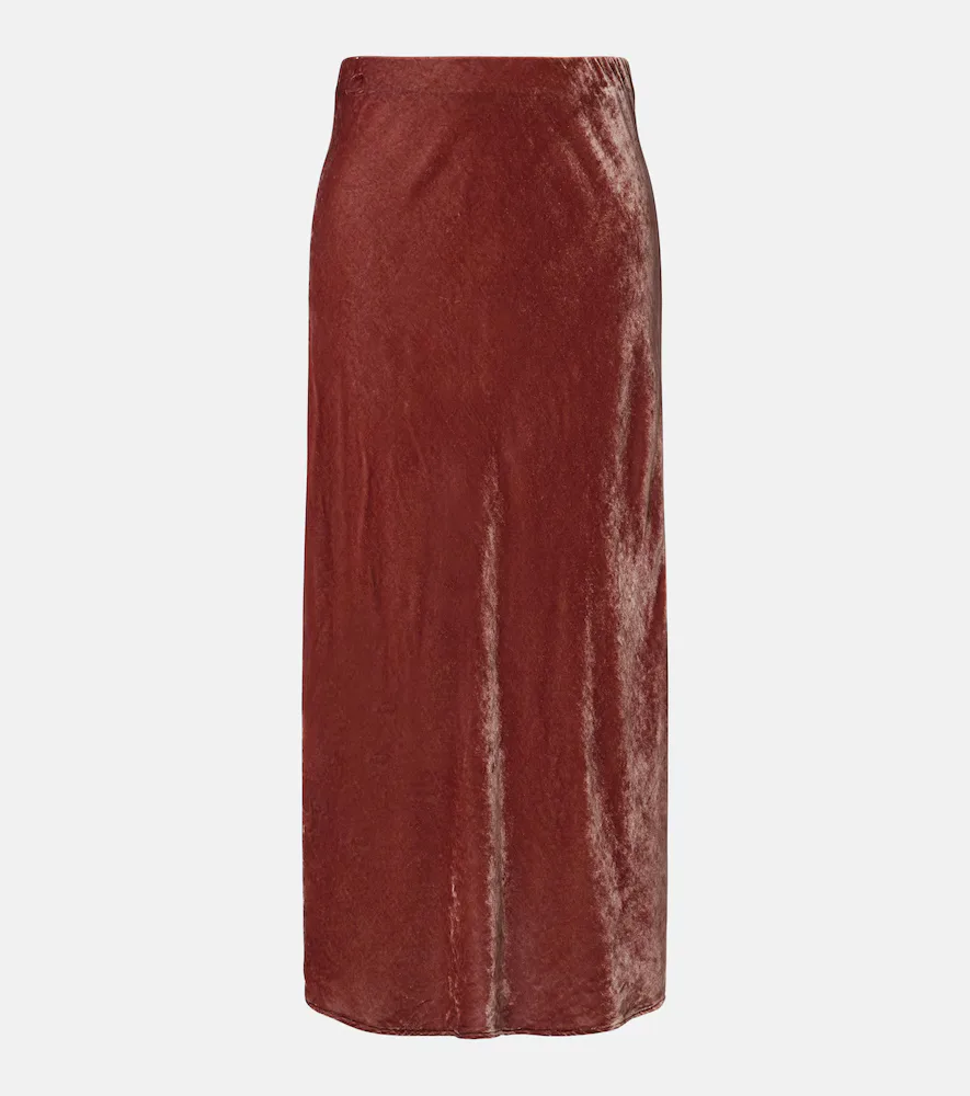 Felicity Velvet Midi Skirt by Velvet