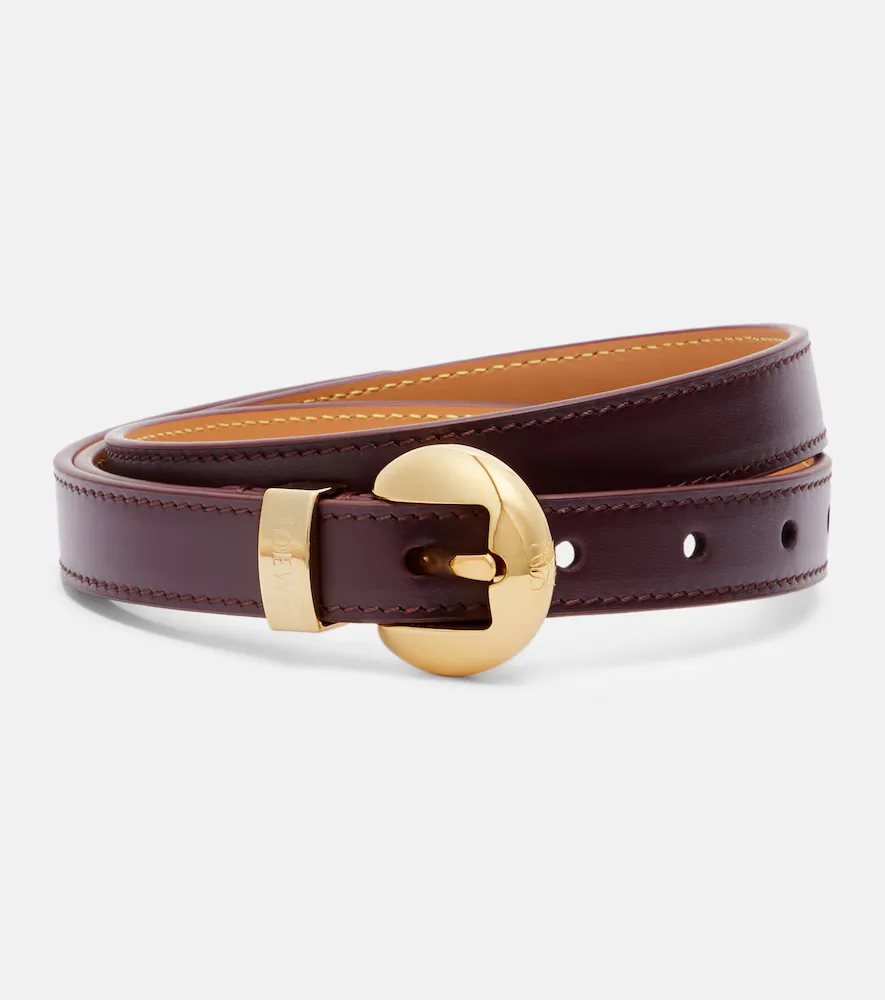 Pebble Leather Belt by Loewe