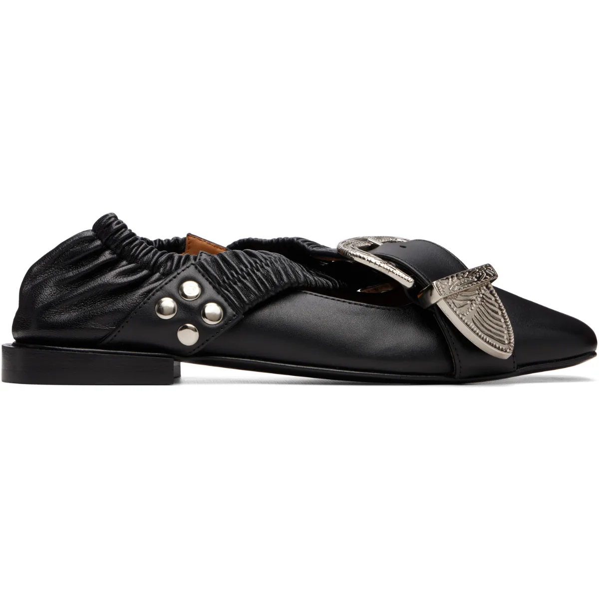 Cross Strap Ballerina Flats