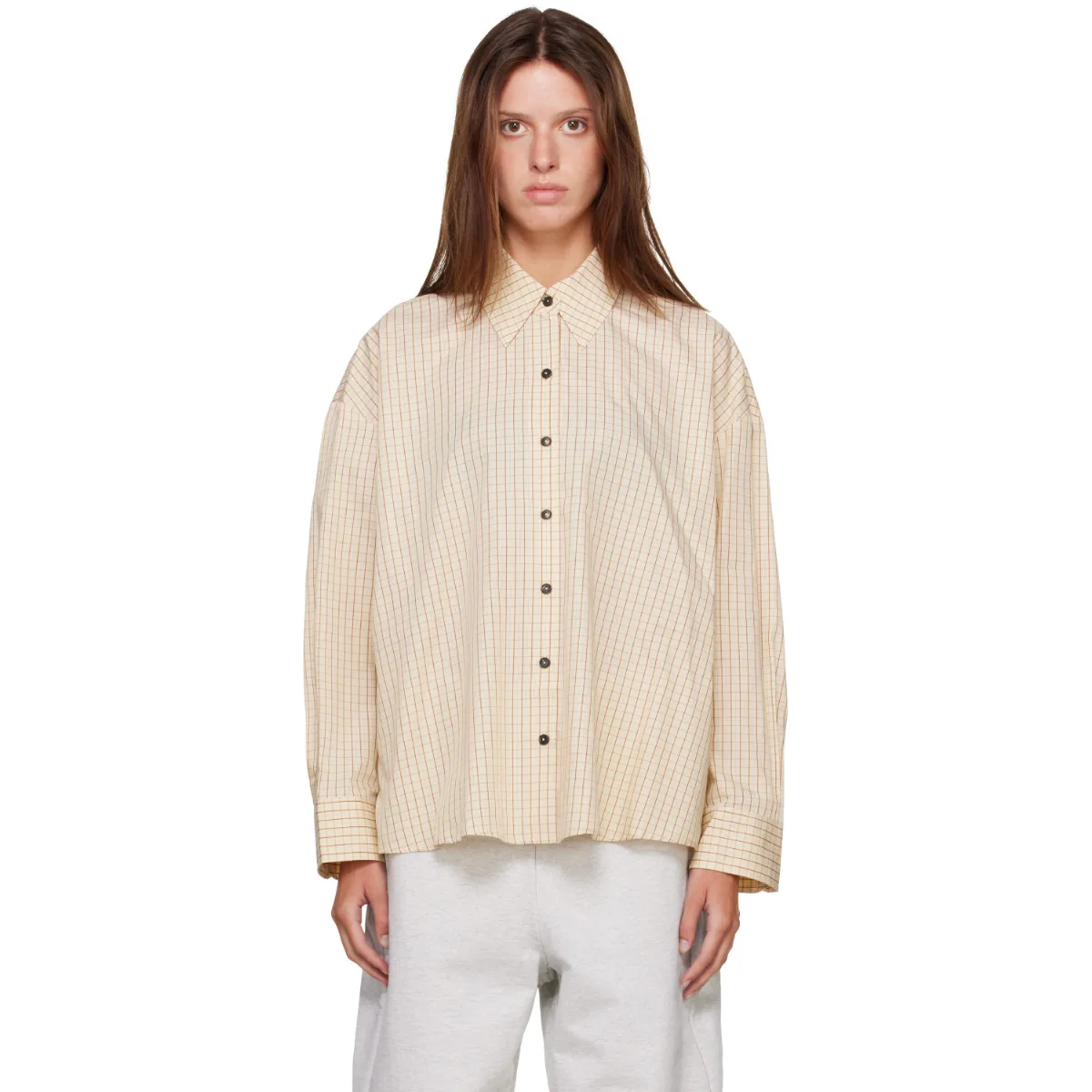 Checked Oversized Shirt by Cordera