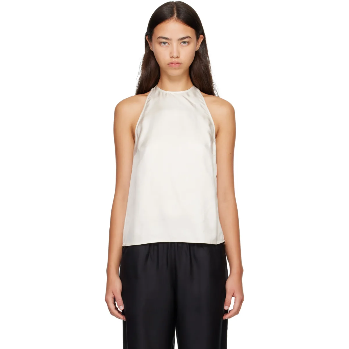 CAMI Silk Twill Cape Top by Loulou de Saison