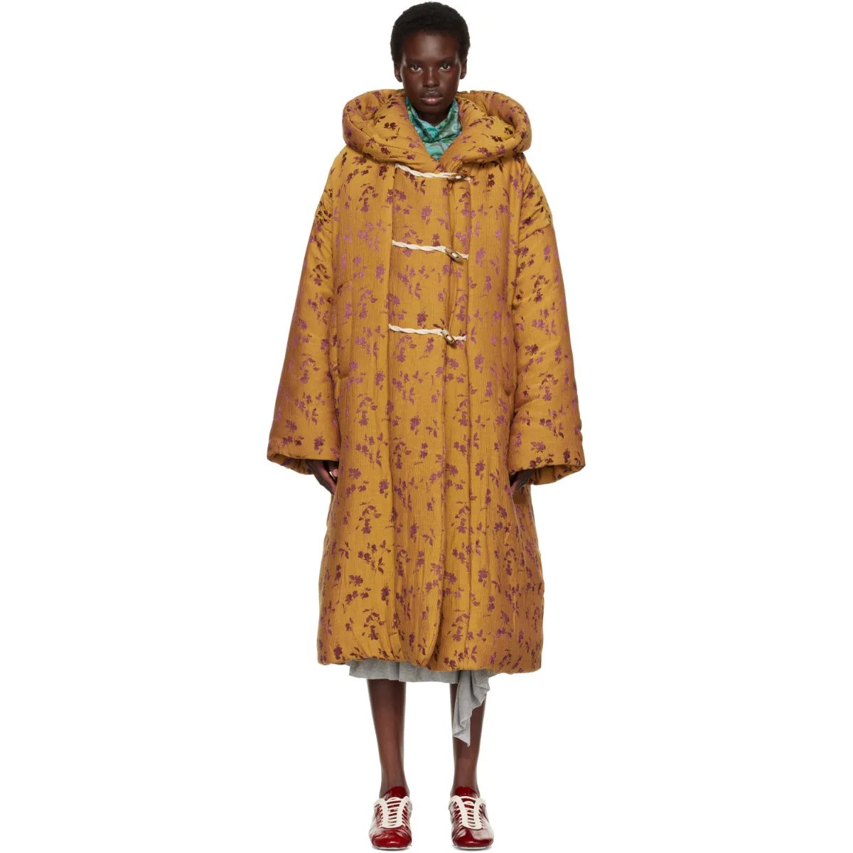 Floral Coat by Dries Van Noten