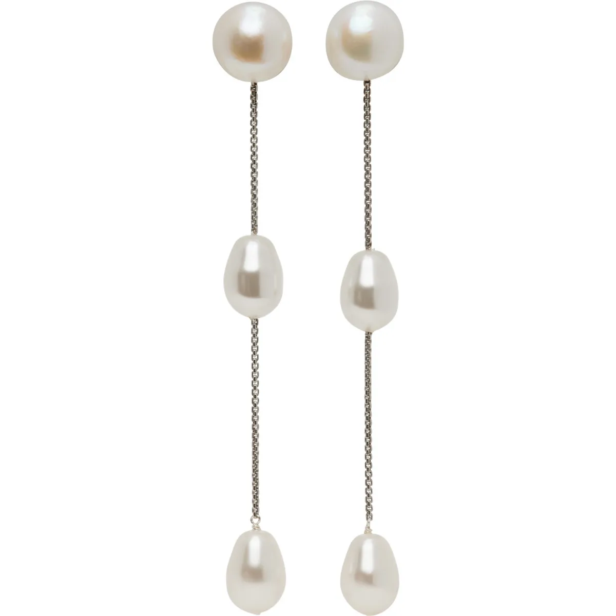 Small Pearl Drop Earrings by Sophie Buhai