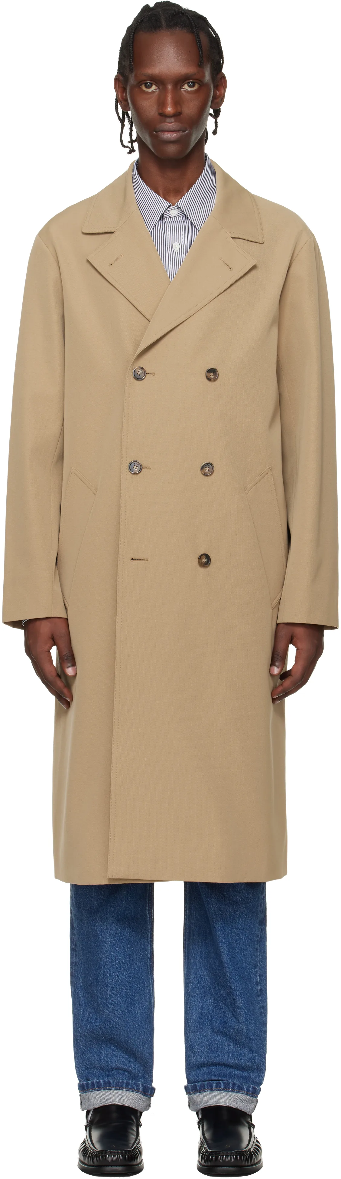 Beige Croisé Coat