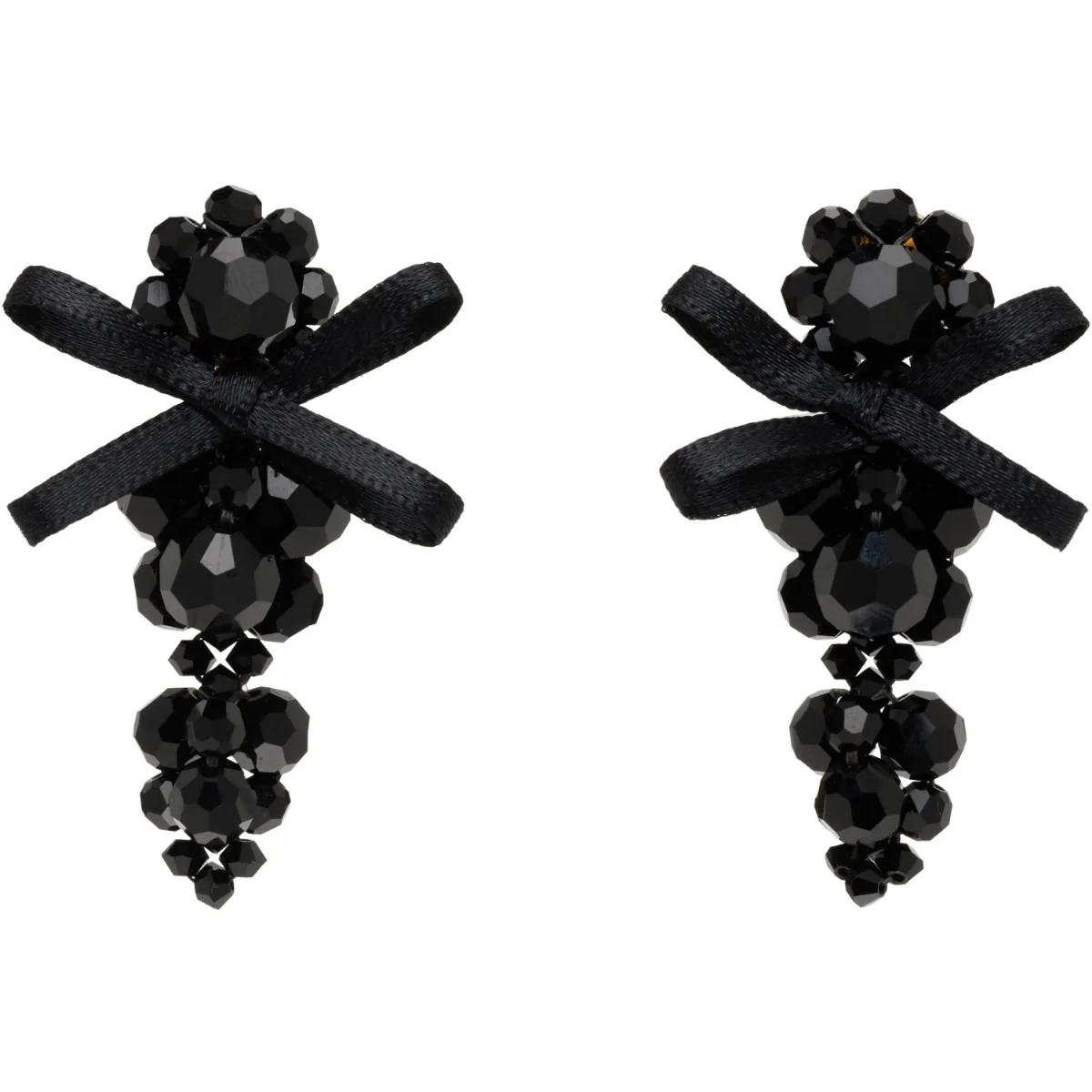 Bow Detail Cluster Earrings by Simone Rocha