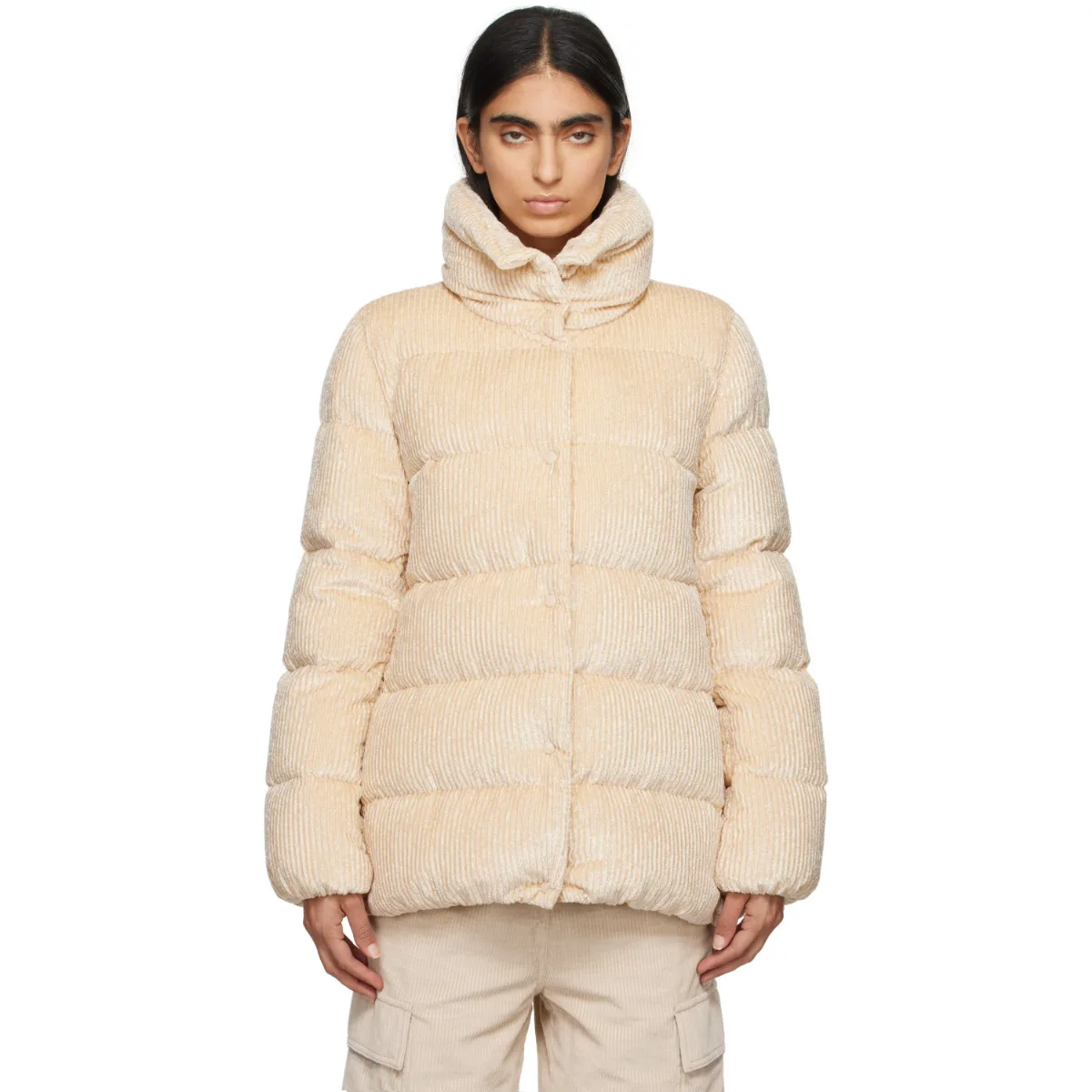 Cochevisse Corduroy Short Down Jacket by Moncler