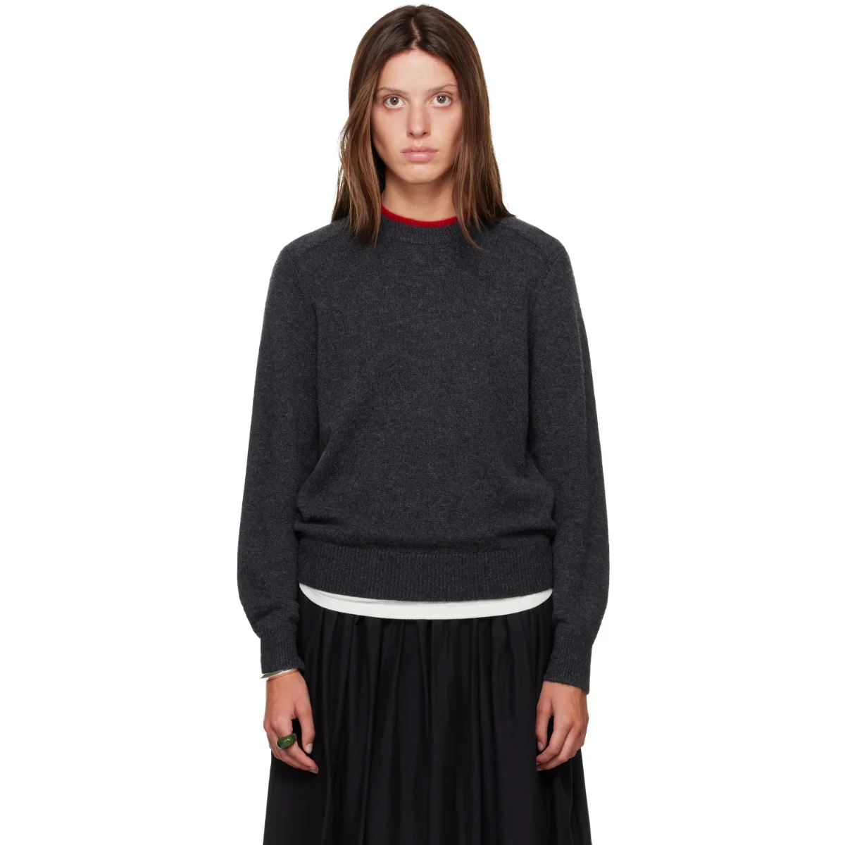 OTIS Bicolor Cashmere Sweater by Loulou de Saison