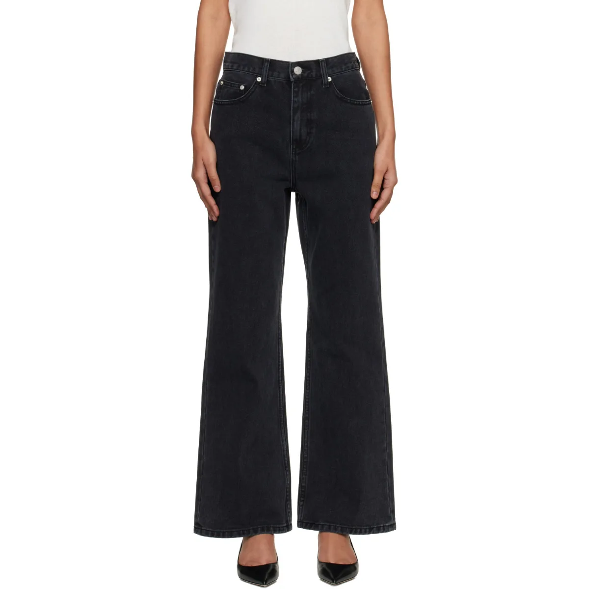 Relaxed Flared Jeans by Dunst