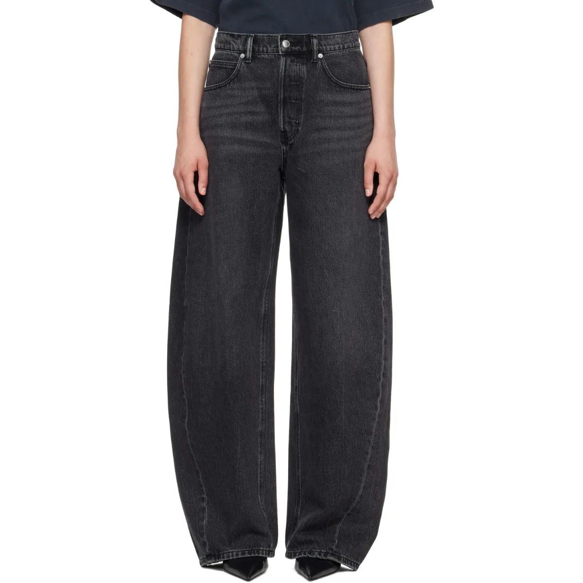 Crystal Blow Up Jeans by Alexander Wang