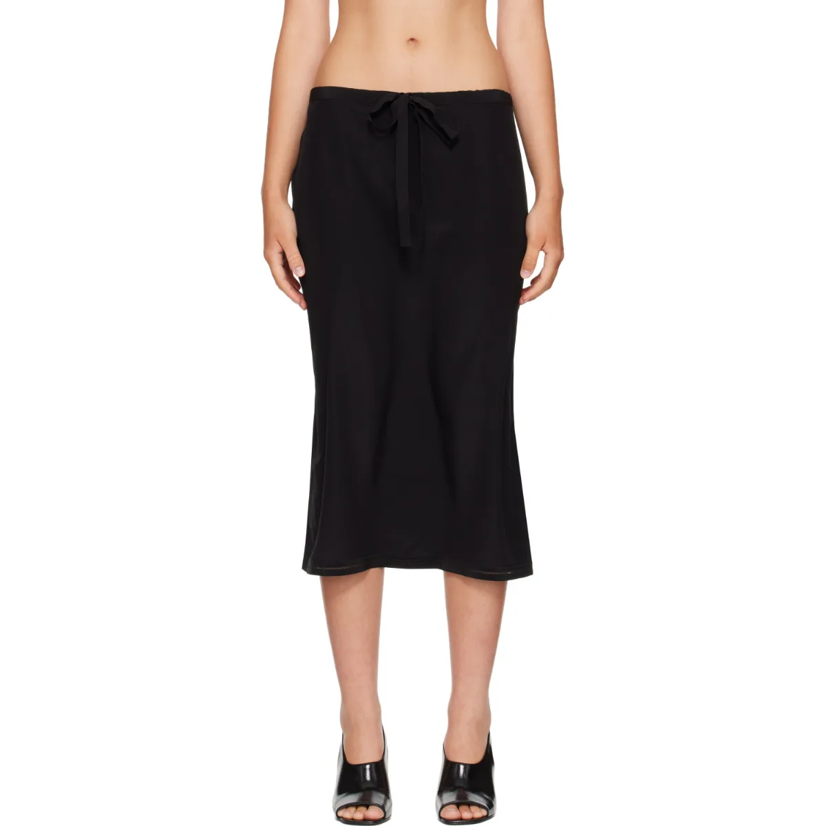 Fluid Silk Midi Skirt by TOTEME