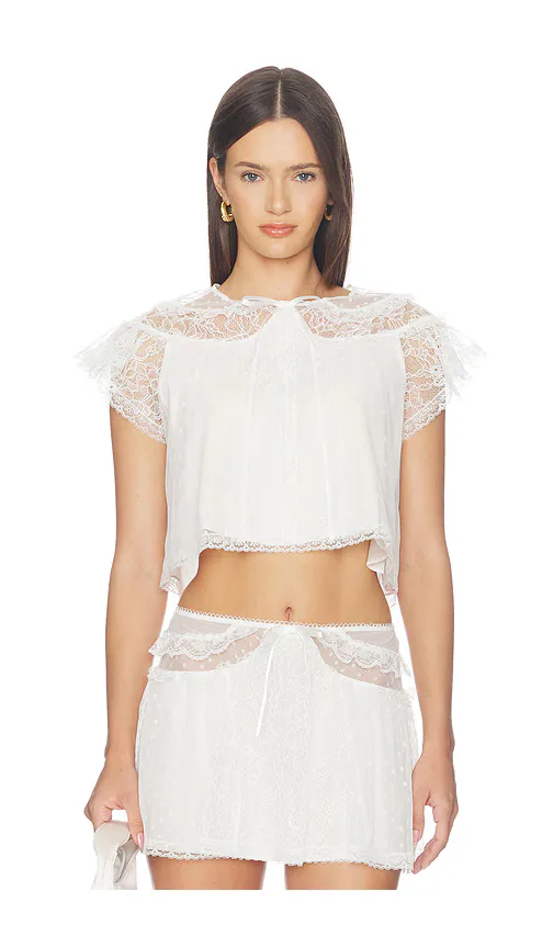 Zelie Sleep Top by For Love & Lemons