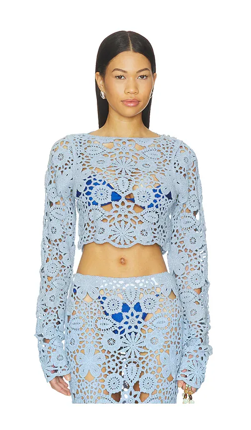 Tala Crochet Top by SNDYS