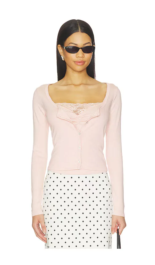 Babydoll Long Sleeve Top by LIONESS