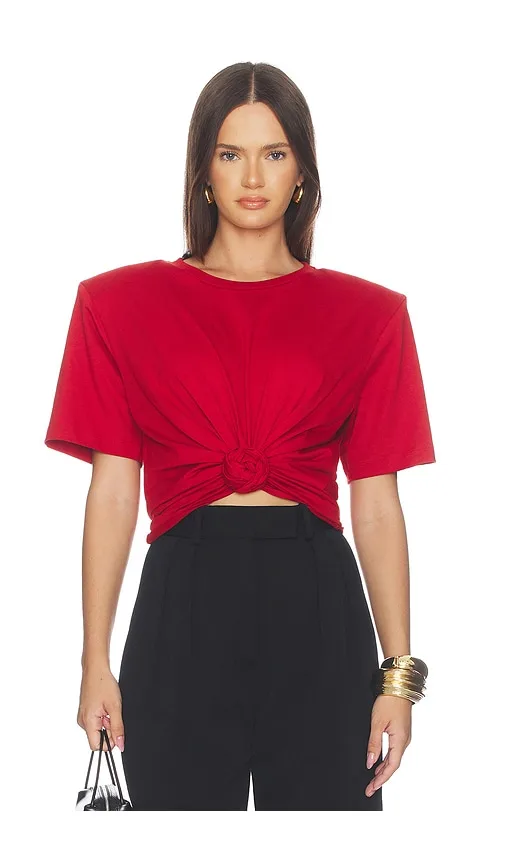Knot Front T-Shirt by Magda Butrym