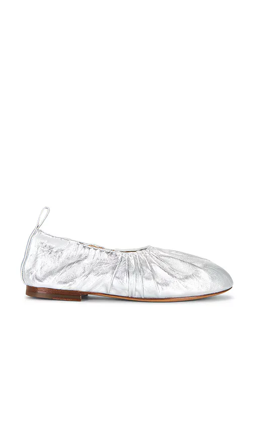 Ruched Ballerina Flat by Mansur Gavriel
