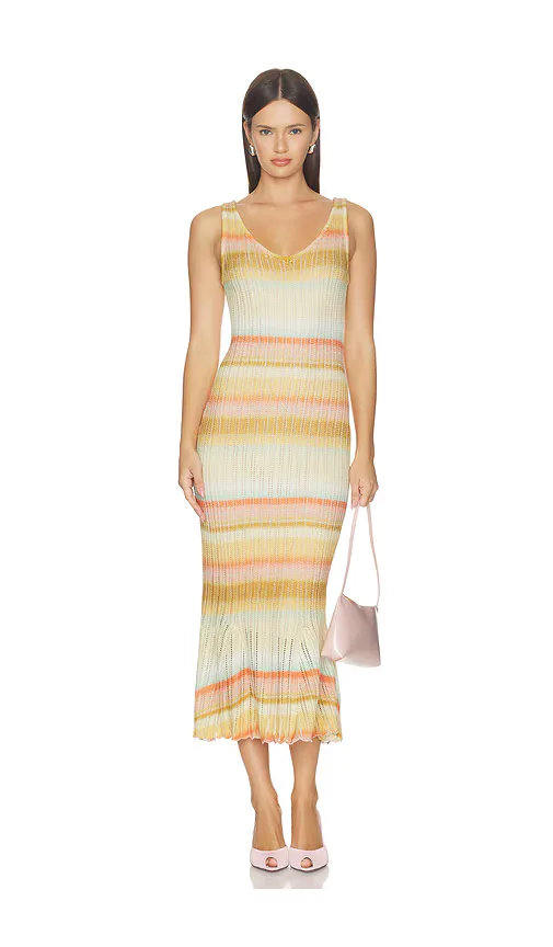 Edie Spaced Dyed Dress by Cinq a Sept
