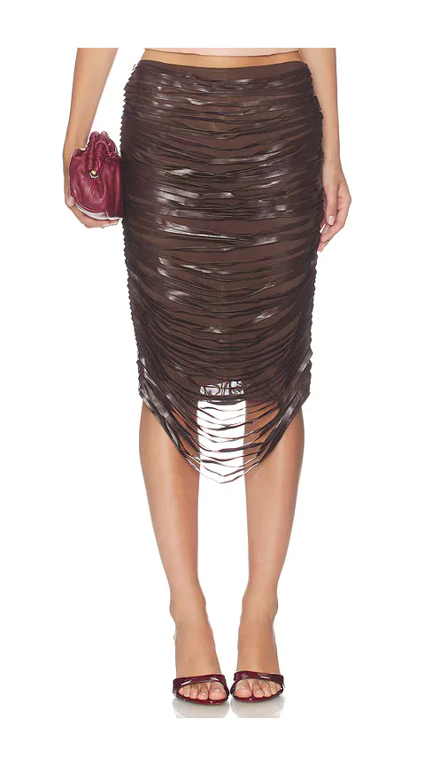 Long Lazer Skirt by NIIHAI