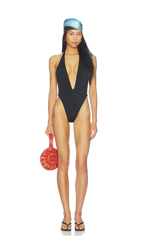 One Piece Swimsuit Lycra Vita Recycled Passante Medusa by VERSACE