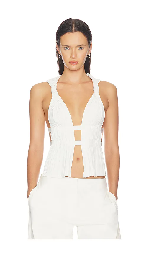 Pleated Panel Top by HAELO